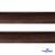 Кант атласный 074, шир. 12 мм (в упак. 65,8 м), цвет коричневый - купить в Челябинске. Цена: 237.16 руб.