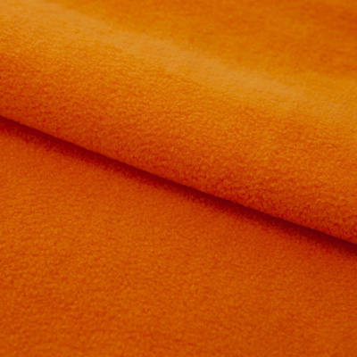 Флис DTY 16-1358, 250 г/м2, шир. 150 см, цвет оранжевый - купить в Челябинске. Цена 640.46 руб.
