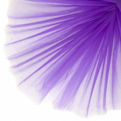 Фатин матовый 16-85, 12 гр/м2, шир.300см, цвет фиолетовый - купить в Челябинске. Цена 96.31 руб.