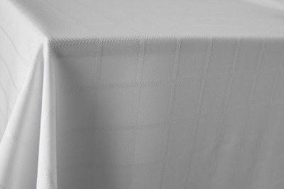 Скатертная ткань 25536/2005, 174 гр/м2, шир.150см, цвет белый - купить в Челябинске. Цена 269.46 руб.