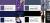 Костюмная ткань "Элис" 18-3921, 200 гр/м2, шир.150см, цвет голубика - купить в Челябинске. Цена 303.10 руб.