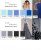 Креп стрейч Амузен 14-4121, 85 гр/м2, шир.150см, цвет голубой - купить в Челябинске. Цена 194.07 руб.