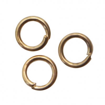 Кольцо  соединительное для бижутерии 4 мм, цв.-золото - купить в Челябинске. Цена: 0.41 руб.