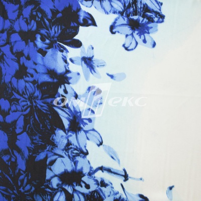 Плательная ткань "Фламенко" 19.1, 80 гр/м2, шир.150 см, принт растительный - купить в Челябинске. Цена 241.49 руб.