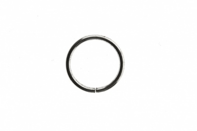 Кольцо металлическое d-15 мм, цв.-никель - купить в Челябинске. Цена: 2.45 руб.