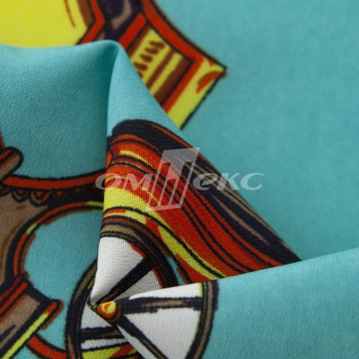 Плательная ткань "Фламенко" 16.2, 80 гр/м2, шир.150 см, принт этнический - купить в Челябинске. Цена 241.49 руб.