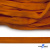 Шнур плетеный (плоский) d-12 мм, (уп.90+/-1м), 100% полиэстер, цв.267 - оранжевый - купить в Челябинске. Цена: 8.62 руб.