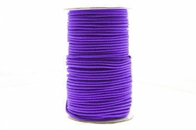 0370-1301-Шнур эластичный 3 мм, (уп.100+/-1м), цв.175- фиолет - купить в Челябинске. Цена: 459.62 руб.