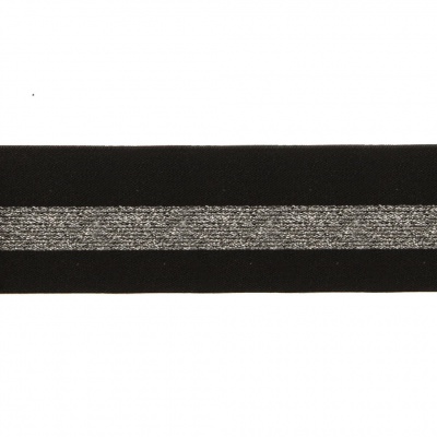 #2/6-Лента эластичная вязаная с рисунком шир.52 мм (45,7+/-0,5 м/бобина) - купить в Челябинске. Цена: 69.33 руб.
