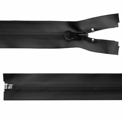 Молния водонепроницаемая PVC Т-7, 100 см, разъемная, цвет чёрный - купить в Челябинске. Цена: 61.89 руб.