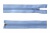 Спиральная молния Т5 351, 75 см, автомат, цвет св.голубой - купить в Челябинске. Цена: 16.28 руб.