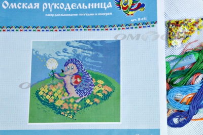 ОМБН-2 Набор для вышивания (бисер+мулине) - купить в Челябинске. Цена: 197.50 руб.