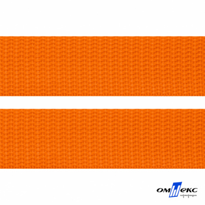 Оранжевый - цв.523 - Текстильная лента-стропа 550 гр/м2 ,100% пэ шир.50 мм (боб.50+/-1 м) - купить в Челябинске. Цена: 797.67 руб.