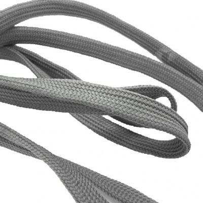 Шнурки т.5 80 см серый - купить в Челябинске. Цена: 16.76 руб.