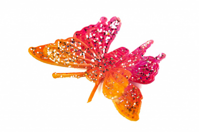 Бабочка декоративная пластиковая #10 - купить в Челябинске. Цена: 7.09 руб.