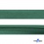 Косая бейка атласная "Омтекс" 15 мм х 132 м, цв. 056 темный зеленый - купить в Челябинске. Цена: 228.12 руб.
