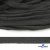 Шнур плетеный d-8 мм плоский, 70% хлопок 30% полиэстер, уп.85+/-1 м, цв.1026-серый - купить в Челябинске. Цена: 735 руб.