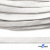 Шнур плетеный d-8 мм плоский, 70% хлопок 30% полиэстер, уп.85+/-1 м, цв.1018-белый - купить в Челябинске. Цена: 735 руб.
