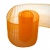 Лента капроновая "Гофре", шир. 110 мм/уп. 50 м, цвет оранжевый - купить в Челябинске. Цена: 26.93 руб.