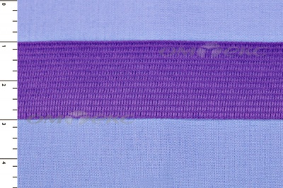 Окантовочная тесьма №0225, шир. 22 мм (в упак. 100 м), цвет фиолет - купить в Челябинске. Цена: 271.60 руб.