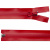 Молния водонепроницаемая PVC Т-7, 60 см, разъемная, цвет (820) красный - купить в Челябинске. Цена: 49.39 руб.