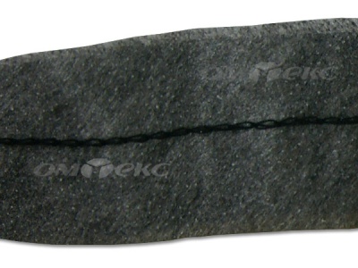 WS7225-прокладочная лента усиленная швом для подгиба 30мм-графит (50м) - купить в Челябинске. Цена: 16.97 руб.
