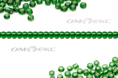 Бисер (SL) 11/0 ( упак.100 гр) цв.27В - зелёный - купить в Челябинске. Цена: 53.34 руб.