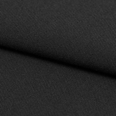 Костюмная ткань с вискозой "Рошель", 250 гр/м2, шир.150см, цвет чёрный - купить в Челябинске. Цена 438.12 руб.