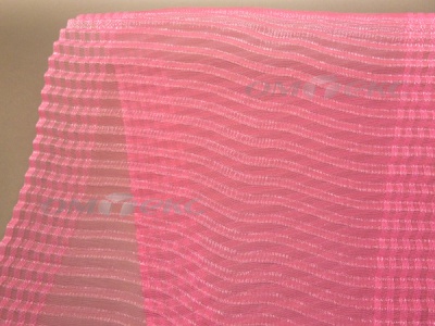 Лента капроновая "Гофре", шир. 110 мм/уп. 50 м, цвет розовый - купить в Челябинске. Цена: 35.60 руб.
