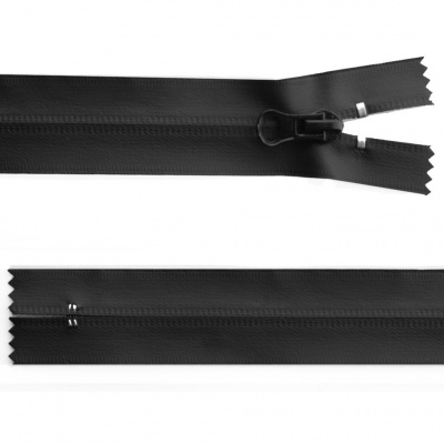 Молния водонепроницаемая PVC Т-7, 20 см, неразъемная, цвет чёрный - купить в Челябинске. Цена: 21.56 руб.