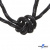 Шнурки #3-10, круглые с наполнителем 130 см, светоотражающие, цв.-чёрный - купить в Челябинске. Цена: 75.38 руб.