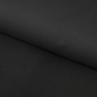 Костюмная ткань "Элис", 220 гр/м2, шир.150 см, цвет чёрный - купить в Челябинске. Цена 308 руб.