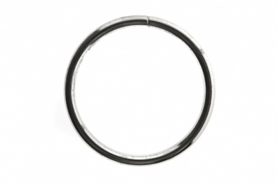 Кольцо металлическое №40 мм, цв.-никель - купить в Челябинске. Цена: 4.45 руб.