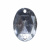 Стразы пришивные акриловые арт.#39/10 - "Кристал", 10х14 мм - купить в Челябинске. Цена: 0.69 руб.
