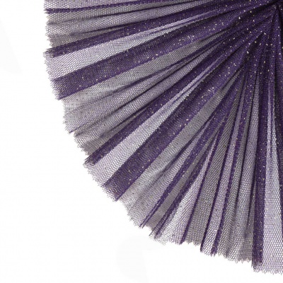 Сетка Глиттер, 24 г/м2, шир.145 см., пурпурный - купить в Челябинске. Цена 117.24 руб.