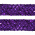 Тесьма с пайетками 12, шир. 35 мм/уп. 25+/-1 м, цвет фиолет - купить в Челябинске. Цена: 1 308.30 руб.