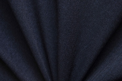 Ткань костюмная 25388 2009, 207 гр/м2, шир.150см, цвет т.синий - купить в Челябинске. Цена 353.07 руб.