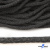 Шнур плетеный d-6 мм круглый, 70% хлопок 30% полиэстер, уп.90+/-1 м, цв.1088-т.серый - купить в Челябинске. Цена: 588 руб.