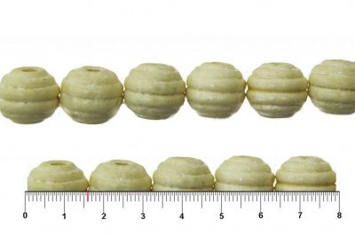 0309-Бусины деревянные "ОмТекс", 16 мм, упак.50+/-3шт, цв.035-белый - купить в Челябинске. Цена: 62.22 руб.