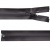 Молния водонепроницаемая PVC Т-7, 60 см, разъемная, цвет (301) т.серый - купить в Челябинске. Цена: 49.39 руб.