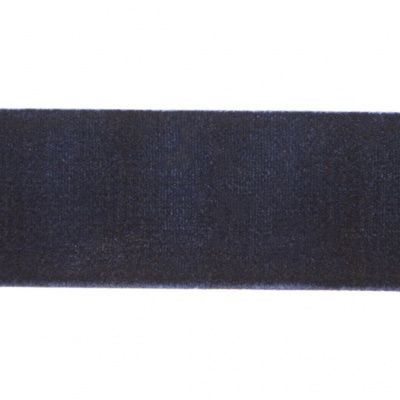 Лента бархатная нейлон, шир.25 мм, (упак. 45,7м), цв.180-т.синий - купить в Челябинске. Цена: 809.01 руб.