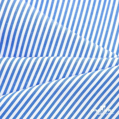 Ткань сорочечная Полоска Кенди, 115 г/м2, 58% пэ,42% хл, шир.150 см, цв.3-синий, (арт.110) - купить в Челябинске. Цена 306.69 руб.