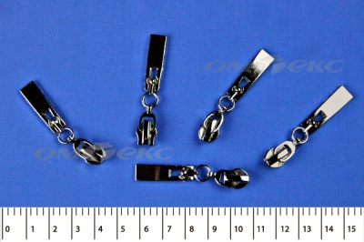 Слайдер декоративный, металлический №1/спираль Т7/никель - купить в Челябинске. Цена: 6.29 руб.