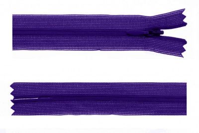 Молния потайная Т3 866, 50 см, капрон, цвет фиолетовый - купить в Челябинске. Цена: 8.62 руб.