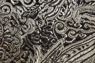 Ткань костюмная жаккард №11, 140 гр/м2, шир.150см, цвет тем.серебро - купить в Челябинске. Цена 383.29 руб.