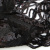 Трикотажное полотно с пайетками, шир.130 см, #311-бахрома чёрная - купить в Челябинске. Цена 1 183.35 руб.