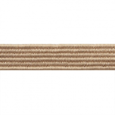 Резиновые нити с текстильным покрытием, шир. 6 мм ( упак.30 м/уп), цв.- 97-бежевый - купить в Челябинске. Цена: 152.05 руб.