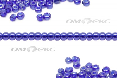 Бисер (TL) 11/0 ( упак.100 гр) цв.108 - синий - купить в Челябинске. Цена: 44.80 руб.