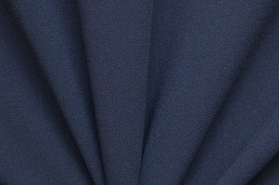 Костюмная ткань с вискозой "Бриджит", 210 гр/м2, шир.150см, цвет т.синий - купить в Челябинске. Цена 564.96 руб.