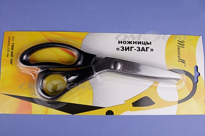 Ножницы ЗИГ-ЗАГ "MAXWELL" 230 мм - купить в Челябинске. Цена: 1 041.25 руб.